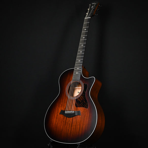 Taylor 324ce Baritone-6 LTD Grand Auditorium Acoustic-Electric Guitar - Mahogany Shaded Edgeburst 2025 (1208075071)