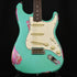 Fender Custom Shop Masterbuilt Kyle McMillin 60s Heavy Relic Stratocaster Brazilian Seafoam Green over Pink Paisley 2023 (R129272)