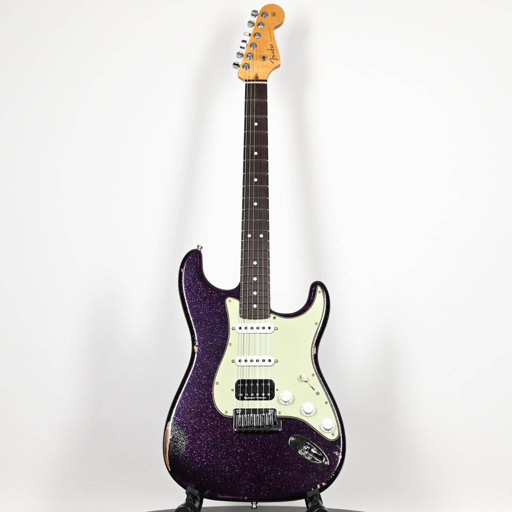 Fender Custom Shop Custom Deluxe Stratocaster w/ Seymour Duncan SH4B Humbucker, Relic/ Closet Classic Hardware- Magenta Sparkle 2026 (R147174)