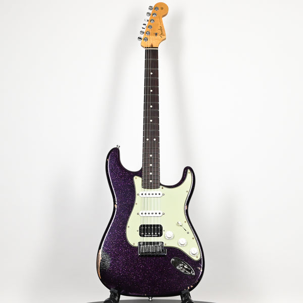 Fender Custom Shop Custom Deluxe Stratocaster w/ Seymour Duncan SH4B Humbucker, Relic/ Closet Classic Hardware- Magenta Sparkle 2026 (R147174)