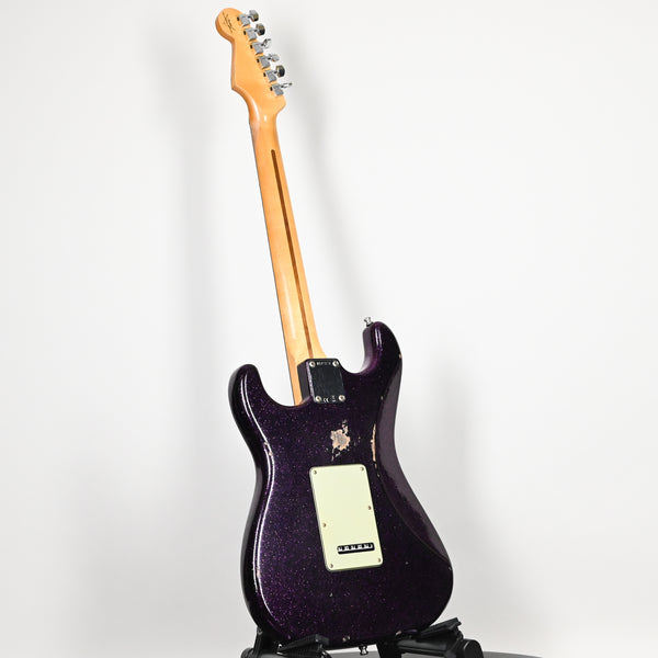 Fender Custom Shop Custom Deluxe Stratocaster w/ Seymour Duncan SH4B Humbucker, Relic/ Closet Classic Hardware- Magenta Sparkle 2026 (R147174)
