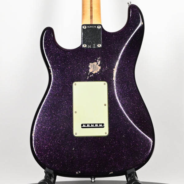 Fender Custom Shop Custom Deluxe Stratocaster w/ Seymour Duncan SH4B Humbucker, Relic/ Closet Classic Hardware- Magenta Sparkle 2026 (R147174)