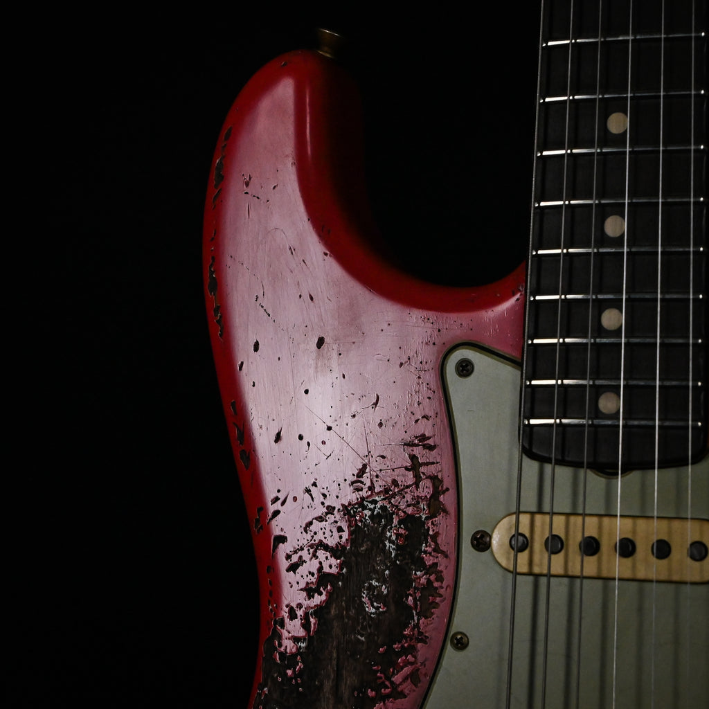 Fender Custom Shop Masterbuilt Jason Smith '63 Stratocaster w/ Brazilian Rosewood Fingerboard, Heavy Relic- Fiesta Red 2026 (R147705)