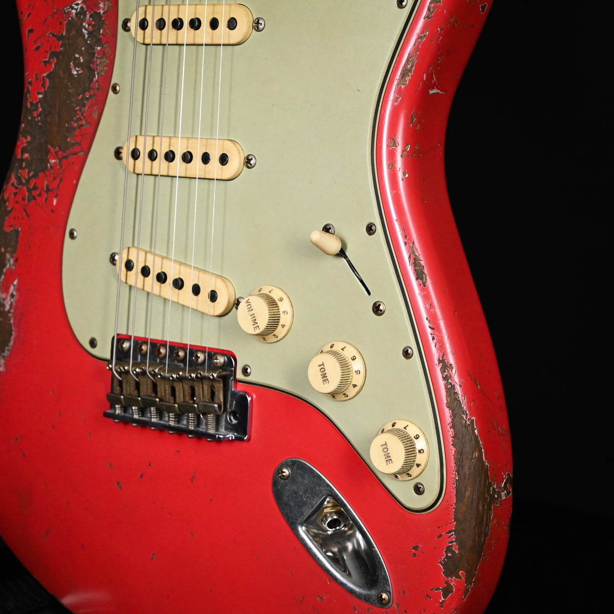 Fender Custom Shop Masterbuilt Jason Smith '63 Stratocaster w/ Brazilian Rosewood Fingerboard, Heavy Relic- Fiesta Red 2026 (R147705)