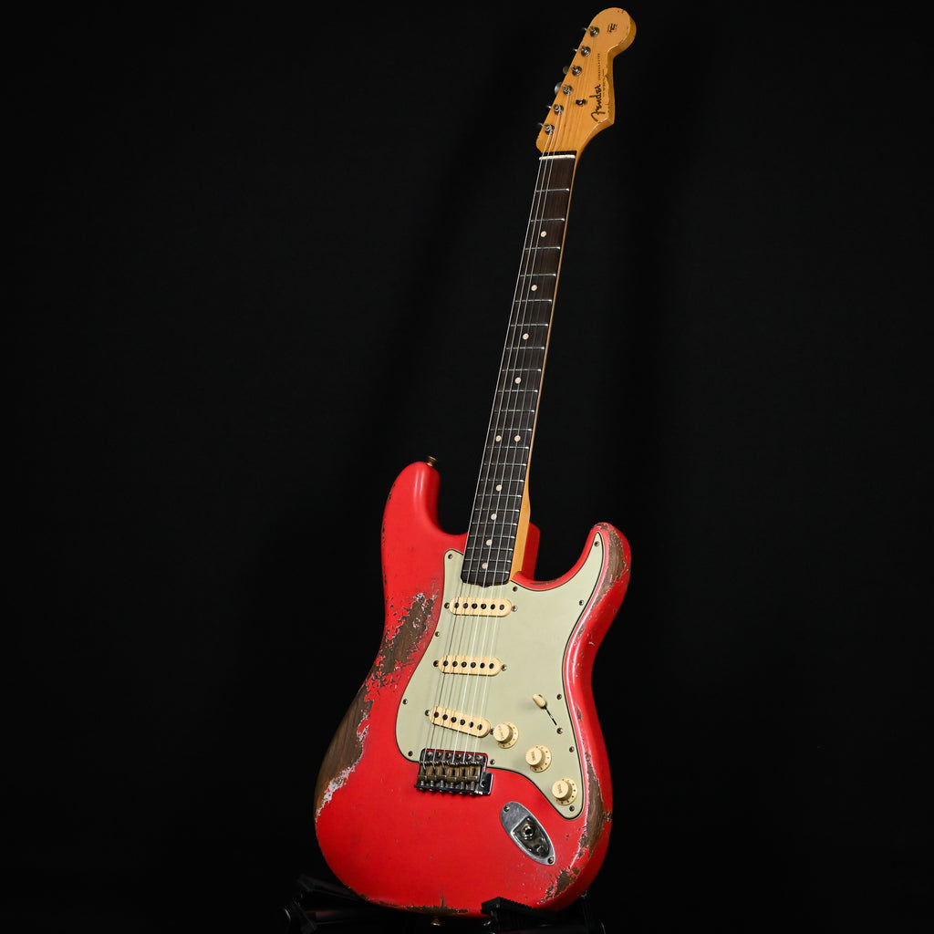 Fender Custom Shop Masterbuilt Jason Smith '63 Stratocaster w/ Brazilian Rosewood Fingerboard, Heavy Relic- Fiesta Red 2026 (R147705)