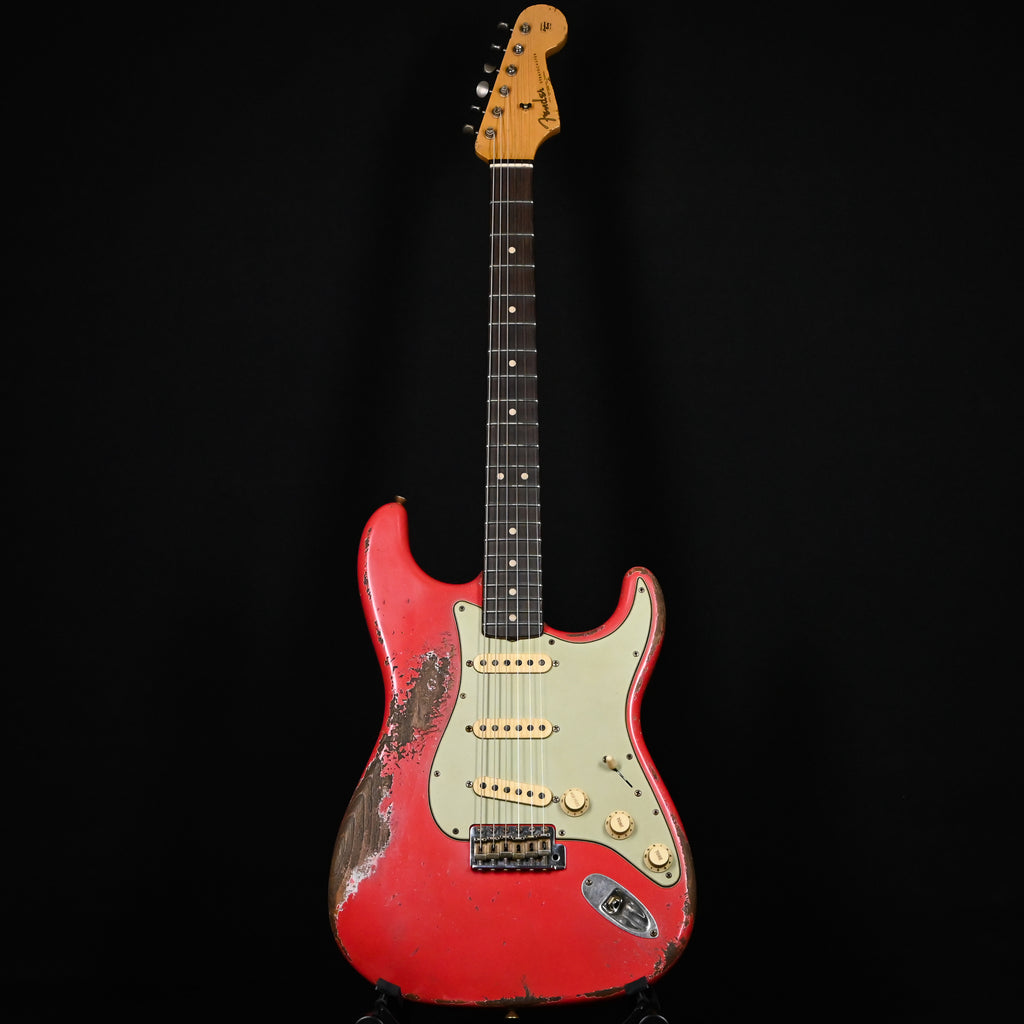 Fender Custom Shop Masterbuilt Jason Smith '63 Stratocaster w/ Brazilian Rosewood Fingerboard, Heavy Relic- Fiesta Red 2026 (R147705)