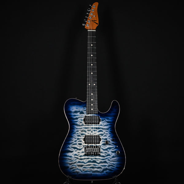 Tom Anderson Top T Natural Arctic Blue Burst with Binding 10-25-24P