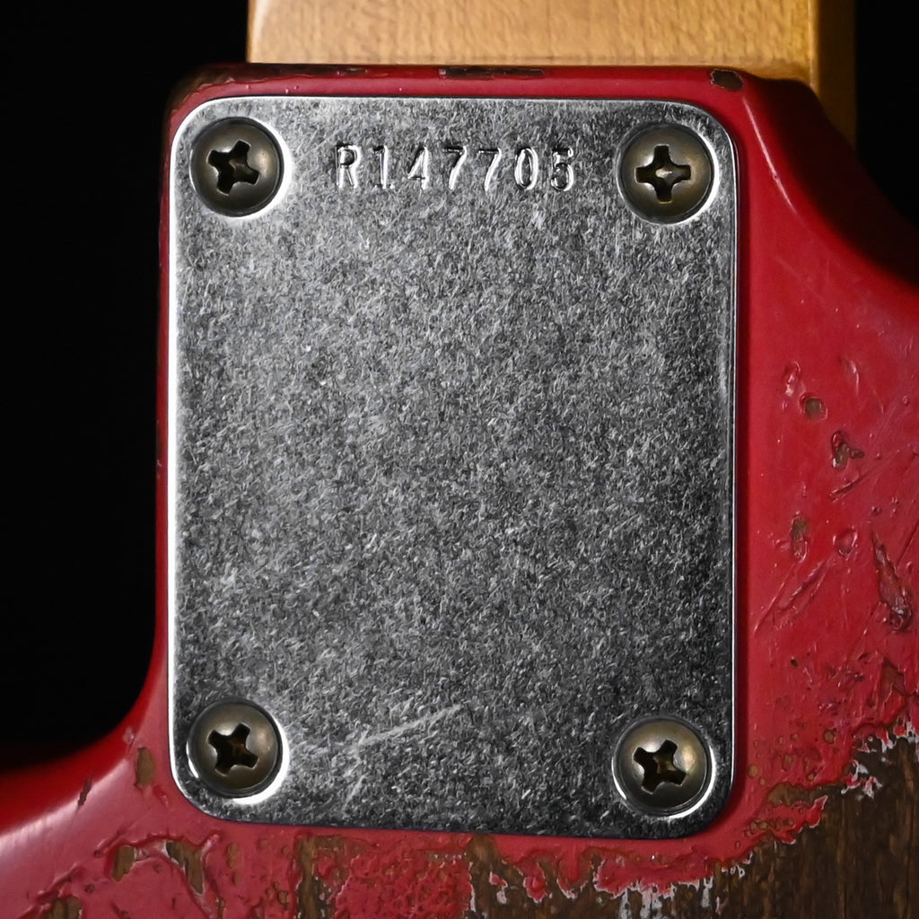 Fender Custom Shop Masterbuilt Jason Smith '63 Stratocaster w/ Brazilian Rosewood Fingerboard, Heavy Relic- Fiesta Red 2026 (R147705)