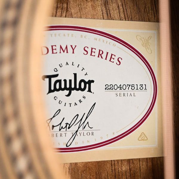 Taylor Academy 12e Limited Edition Figured Koa/ Spruce- Natural (2204075131)