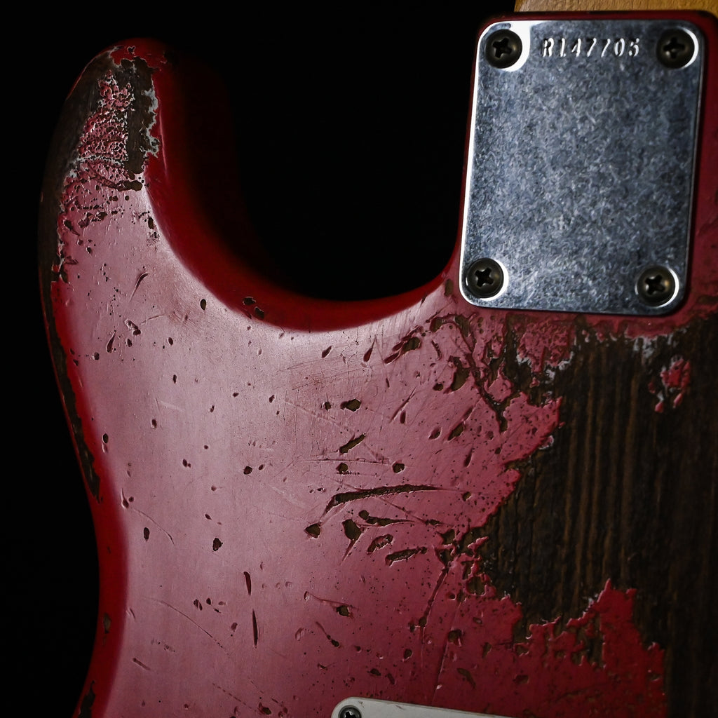 Fender Custom Shop Masterbuilt Jason Smith '63 Stratocaster w/ Brazilian Rosewood Fingerboard, Heavy Relic- Fiesta Red 2026 (R147705)