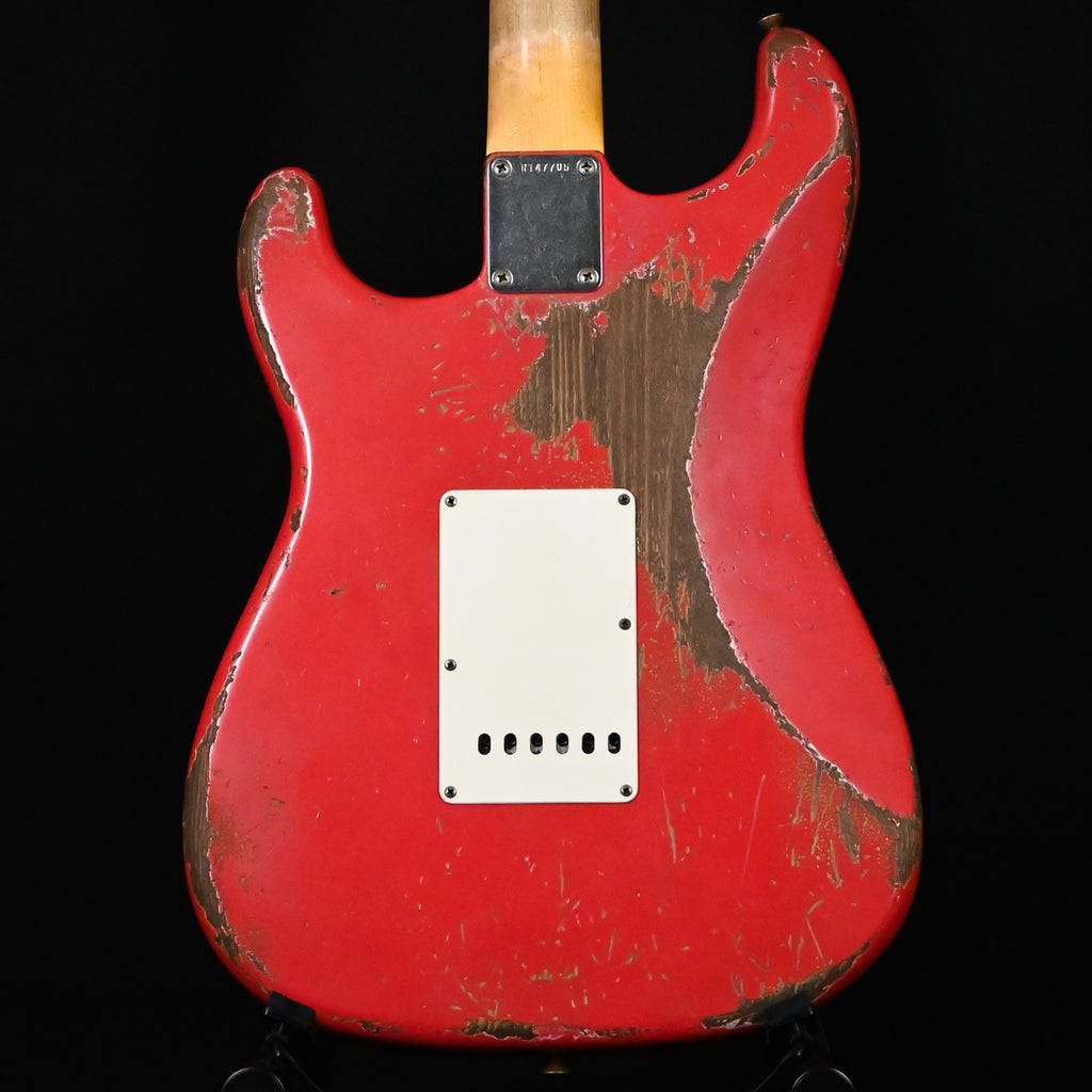 Fender Custom Shop Masterbuilt Jason Smith '63 Stratocaster w/ Brazilian Rosewood Fingerboard, Heavy Relic- Fiesta Red 2026 (R147705)