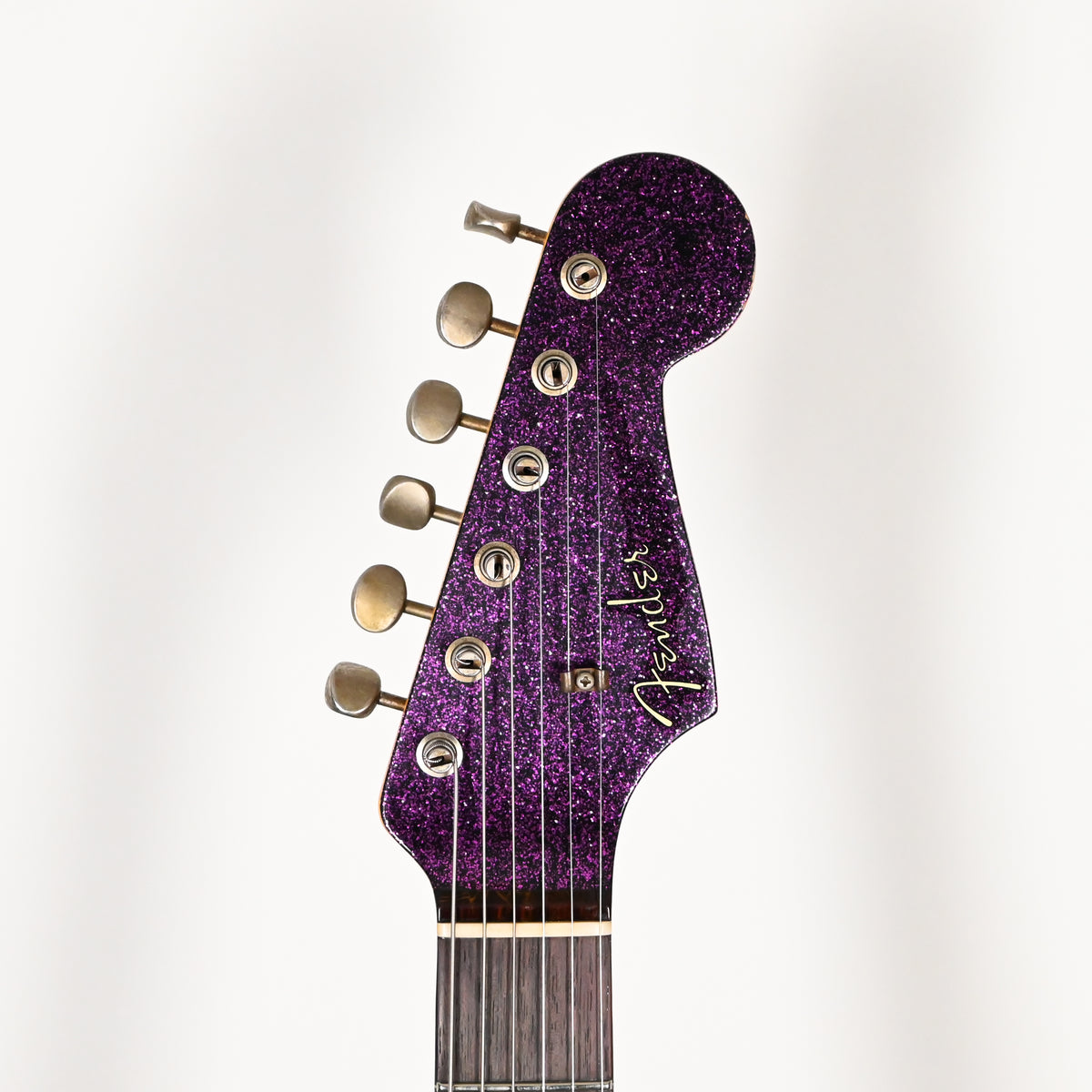 Fender Custom Shop '62 Stratocaster HSS w/ Painted Headcap, Relic- Magenta Sparkle 2026 (R149784)
