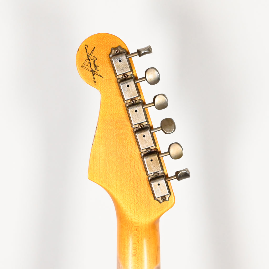 Fender Custom Shop '62 Stratocaster HSS w/ Painted Headcap, Relic- Magenta Sparkle 2026 (R149784)