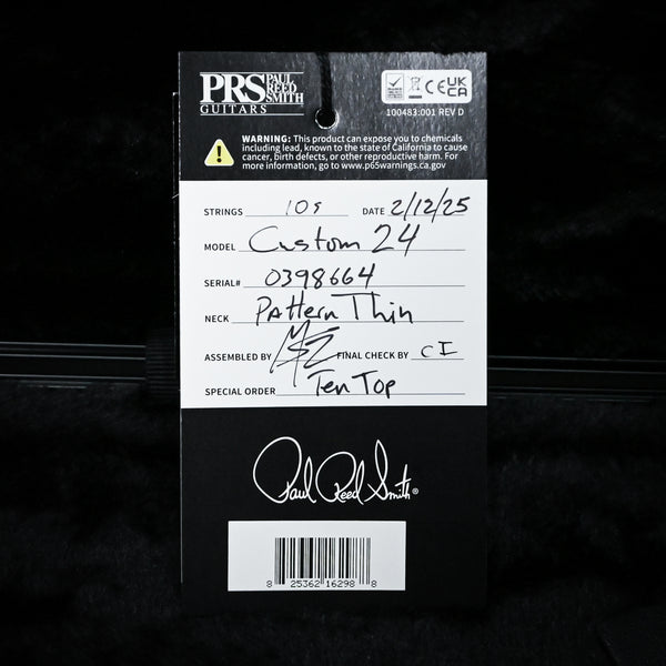 PRS Custom 24 w/ 10-Top & DMO Pickups- Purple Mist 2025 (0398664)