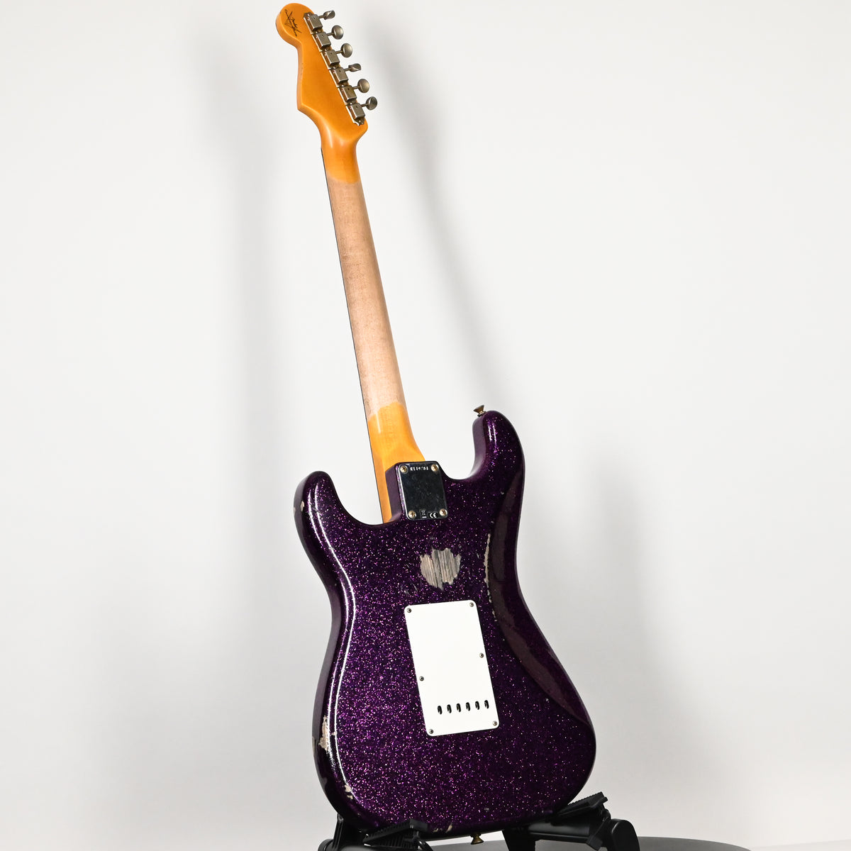 Fender Custom Shop '62 Stratocaster HSS w/ Painted Headcap, Relic- Magenta Sparkle 2026 (R149784)