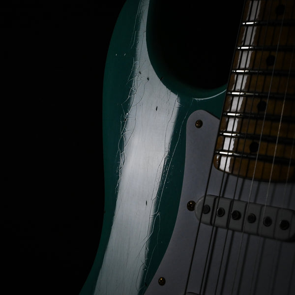 Fender Custom Shop Limited Edition '54 Stratocaster w/ Gold Hardware Journeyman/ Closet Classic- Aged Sea Foam Green 2024 (LXX0354)