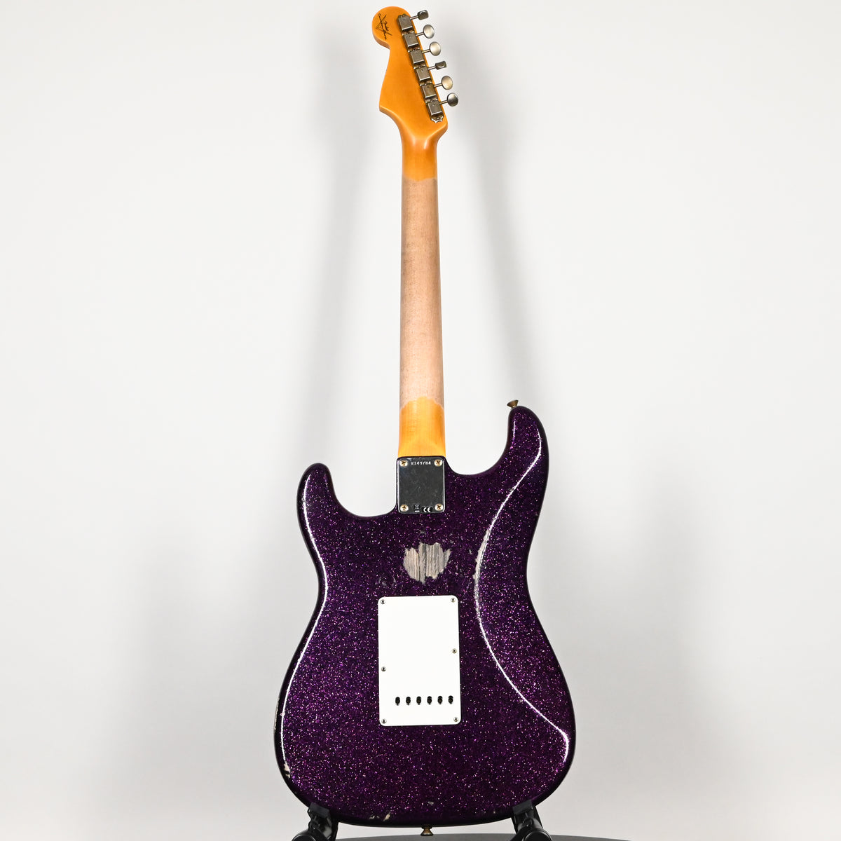 Fender Custom Shop '62 Stratocaster HSS w/ Painted Headcap, Relic- Magenta Sparkle 2026 (R149784)