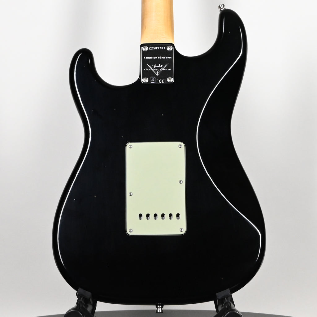 Fender Custom Shop NAMM 2025 Limited Edition 1965 Compound Radius Stratocaster Journeyman w/ Closet Classic Hardware- Aged Black 2026 (CZ589701)
