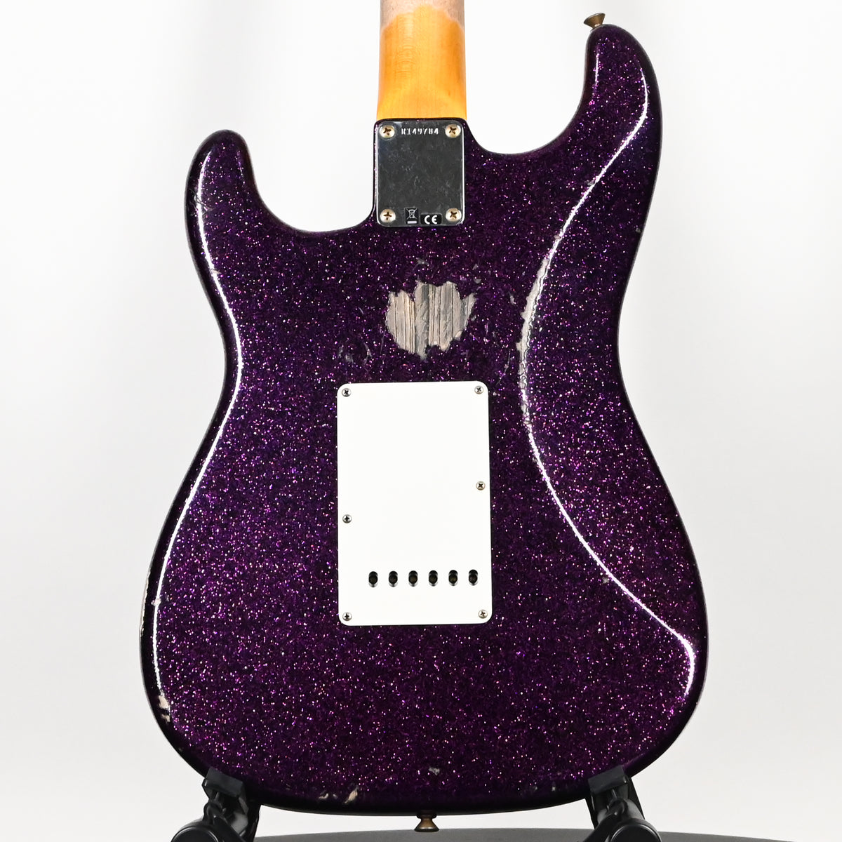Fender Custom Shop '62 Stratocaster HSS w/ Painted Headcap, Relic- Magenta Sparkle 2026 (R149784)