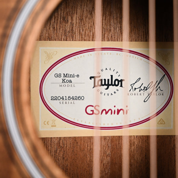 Taylor GS Mini-e Koa Acoustic-Electric Guitar (2204184260)