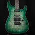 Tom Anderson Custom Drop Top- Cajun Key Lime to Teal Burst w/ Binding 2025 (12-02-25N)
