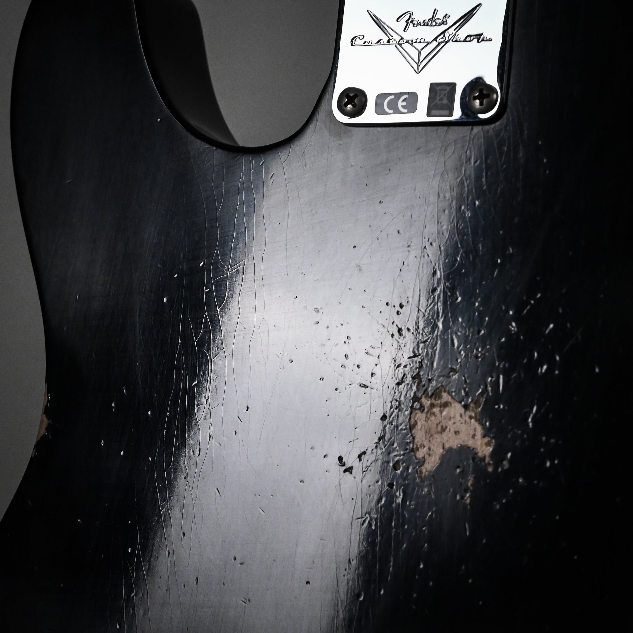 Fender Custom Shop Limited Edition 1963 Telecaster Relic- Black 2025 (CZ588650)