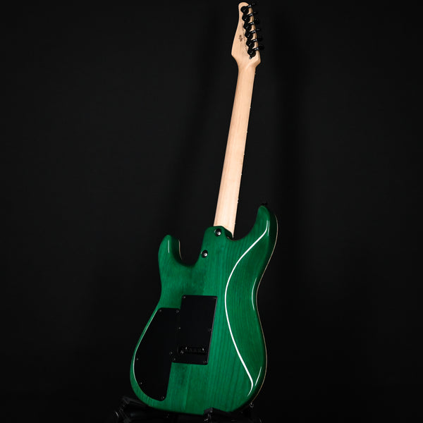 Tom Anderson Custom Drop Top- Cajun Key Lime to Teal Burst w/ Binding 2025 (12-02-25N)
