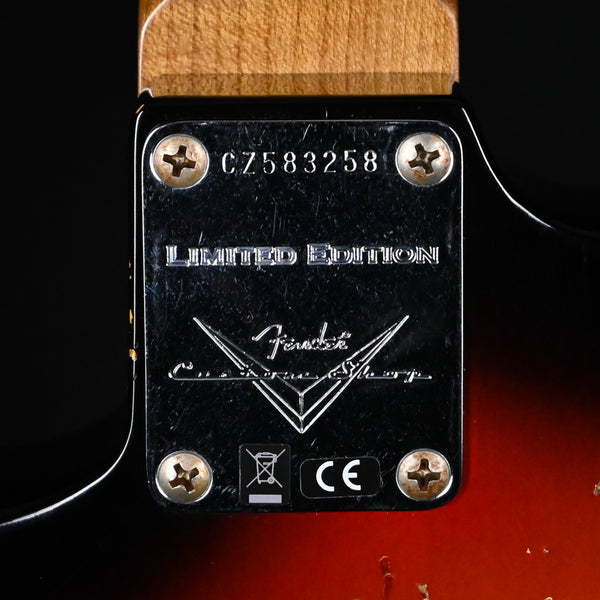 Fender 2017 Custom Shop Limited Edition '59 Stratocaster Heavy Relic- Wide Fade 3 Color Sunburst 2024 (CZ583258)