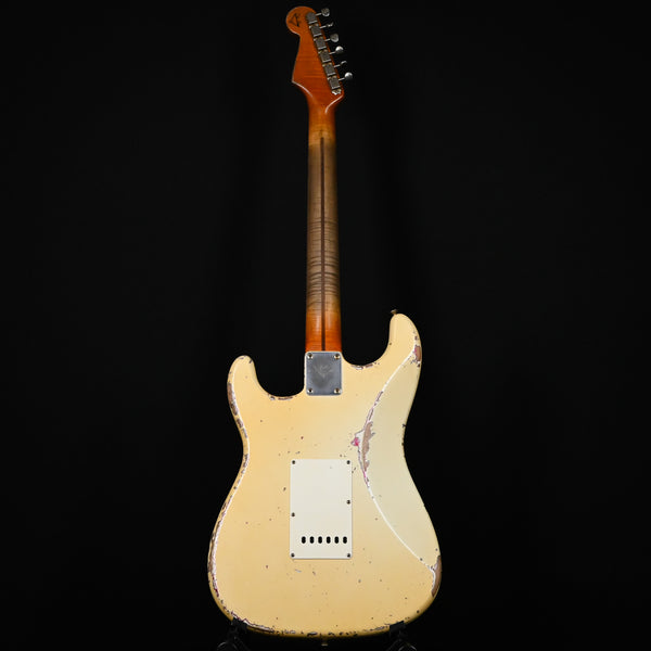 Fender Custom Shop Masterbuilt Dale Wilson 1957 Stratocaster Heavy Relic- Aged Olympic White / Pink Paisley 2025 (CZ574323)
