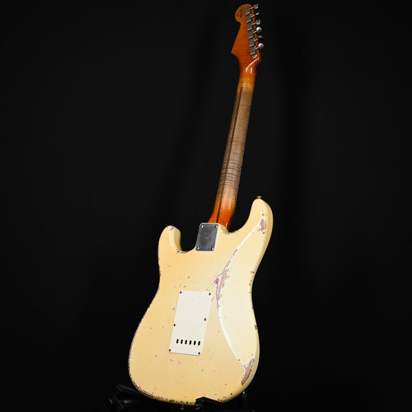 Fender Custom Shop Masterbuilt Dale Wilson 1957 Stratocaster Heavy Relic- Aged Olympic White / Pink Paisley 2025 (CZ574323)