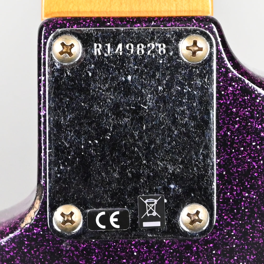 Fender Custom Shop '62 Stratocaster HSS w/ Painted Headcap, Relic- Purple Sparkle 2026 (R149828)