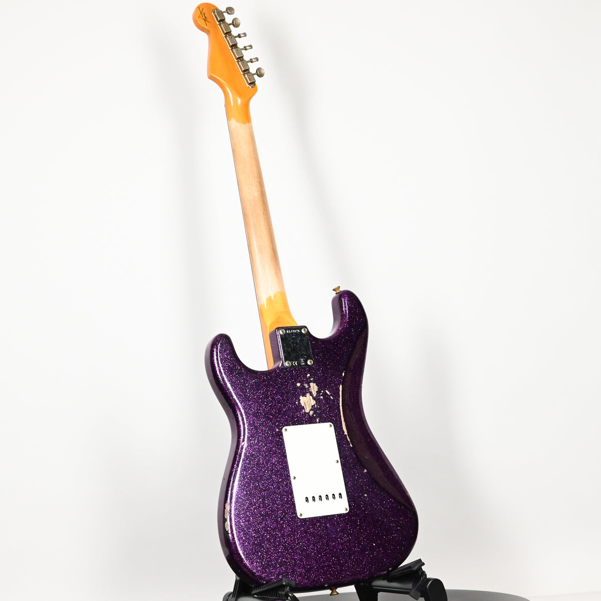 Fender Custom Shop '62 Stratocaster HSS w/ Painted Headcap, Relic- Purple Sparkle 2026 (R149828)