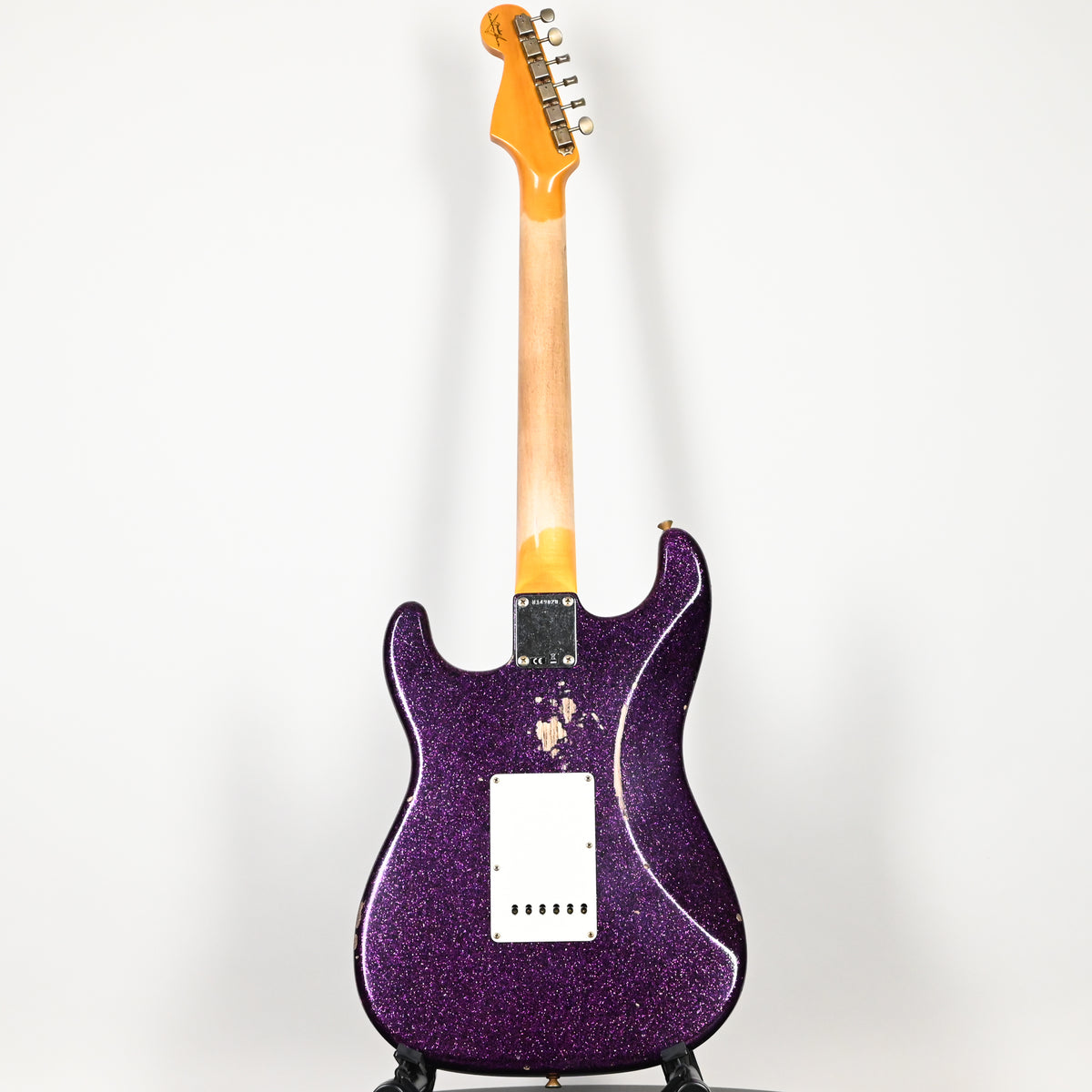 Fender Custom Shop '62 Stratocaster HSS w/ Painted Headcap, Relic- Purple Sparkle 2026 (R149828)