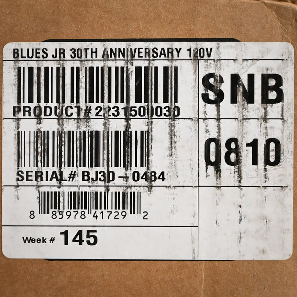 Blues Junior IV 30th Anniversary Limited-Edition 120V 15-Watt (BJ30-0484)