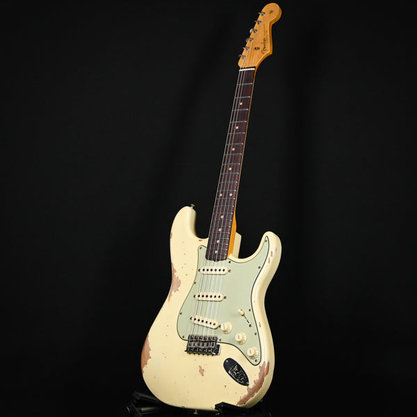 Fender Custom Shop '62 Stratocaster Heavy Relic- Aged Vintage White 2025 (CZ582196)