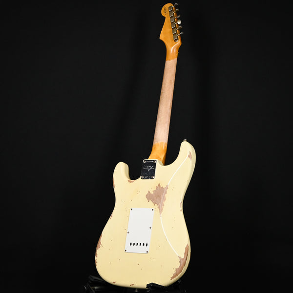 Fender Custom Shop '62 Stratocaster Heavy Relic- Aged Vintage White 2025 (CZ582196)