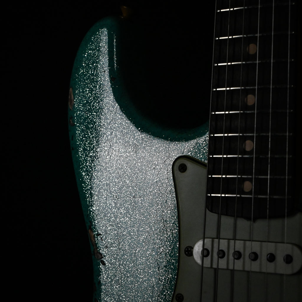 Fender Custom Shop '62 Stratocaster HSS w/ Painted Headcap, Relic- Seafoam Green Sparkle 2026 (R143845)