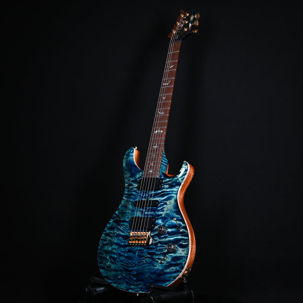 PRS Wood Library 509 10 Top Quilt Maple Brazilian Rosewood River Blue 2024 (0377261)