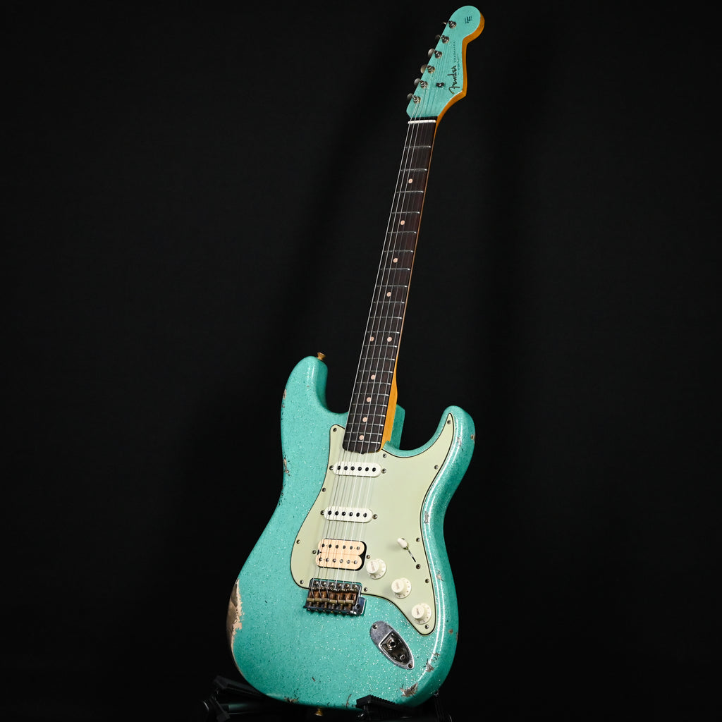 Fender Custom Shop '62 Stratocaster HSS w/ Painted Headcap, Relic- Seafoam Green Sparkle 2026 (R143845)