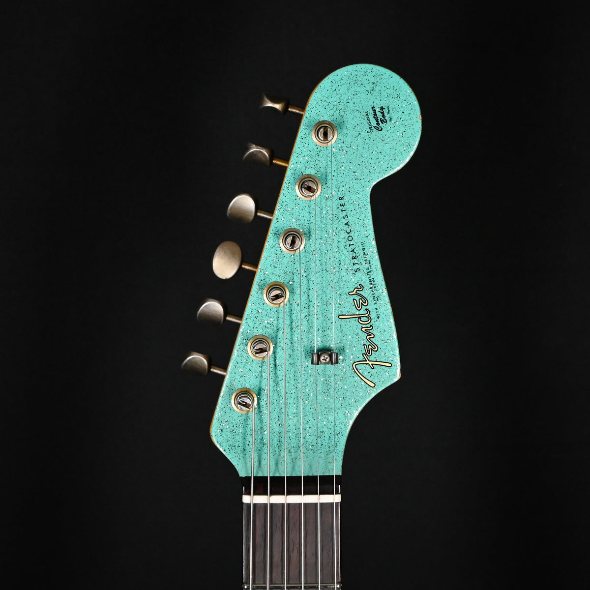 Fender Custom Shop '62 Stratocaster HSS w/ Painted Headcap, Relic- Seafoam Green Sparkle 2026 (R143845)