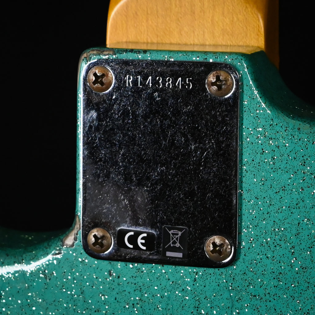 Fender Custom Shop '62 Stratocaster HSS w/ Painted Headcap, Relic- Seafoam Green Sparkle 2026 (R143845)