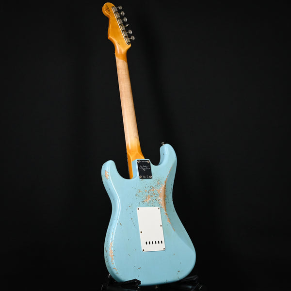 Fender Custom Shop '62 Stratocaster Heavy Relic- Aged Daphne Blue 2025 (CZ582430)