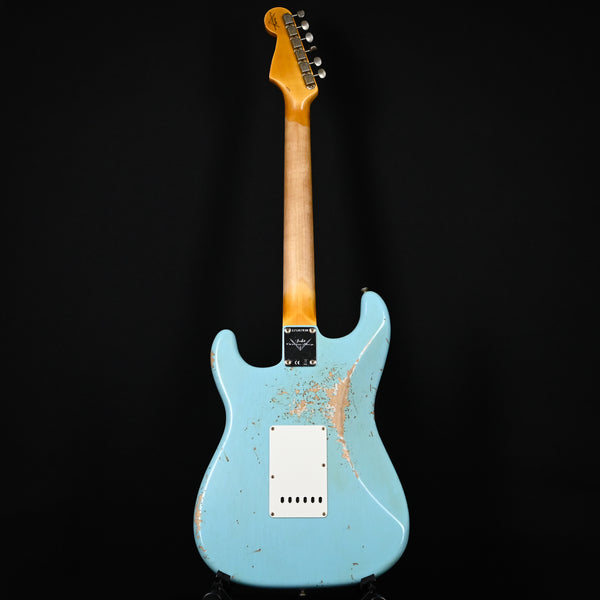 Fender Custom Shop '62 Stratocaster Heavy Relic- Aged Daphne Blue 2025 (CZ582430)