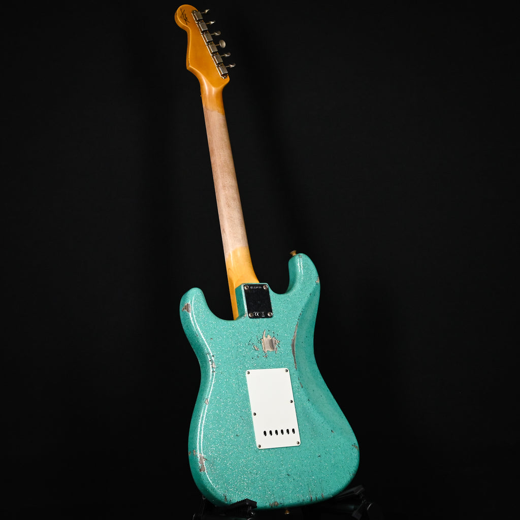 Fender Custom Shop '62 Stratocaster HSS w/ Painted Headcap, Relic- Seafoam Green Sparkle 2026 (R143845)