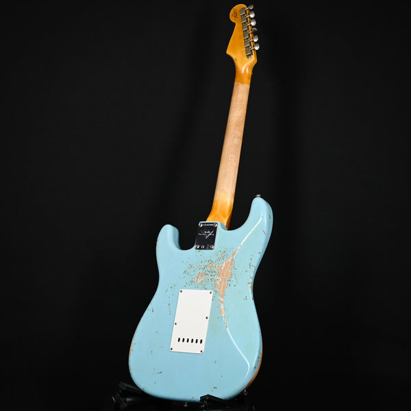 Fender Custom Shop '62 Stratocaster Heavy Relic- Aged Daphne Blue 2025 (CZ582430)