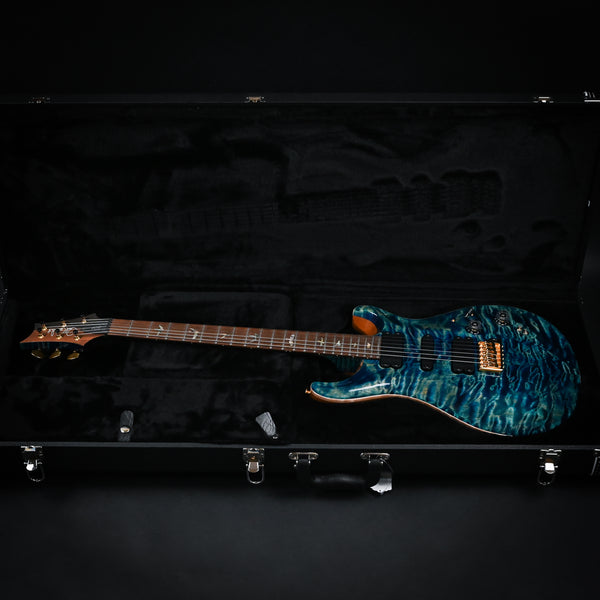 PRS Wood Library 509 10 Top Quilt Maple Brazilian Rosewood River Blue 2024 (0377261)