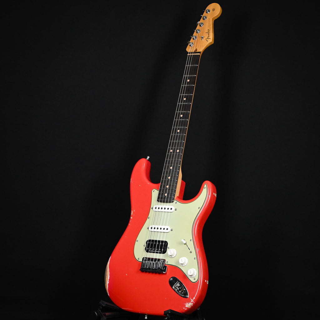 Fender Custom Shop Deluxe Stratocaster w/ Seymour Duncan SH4B Humbucker, Relic/ Closet Classic Hardware- Aged Fiesta Red 2026 (R152045)