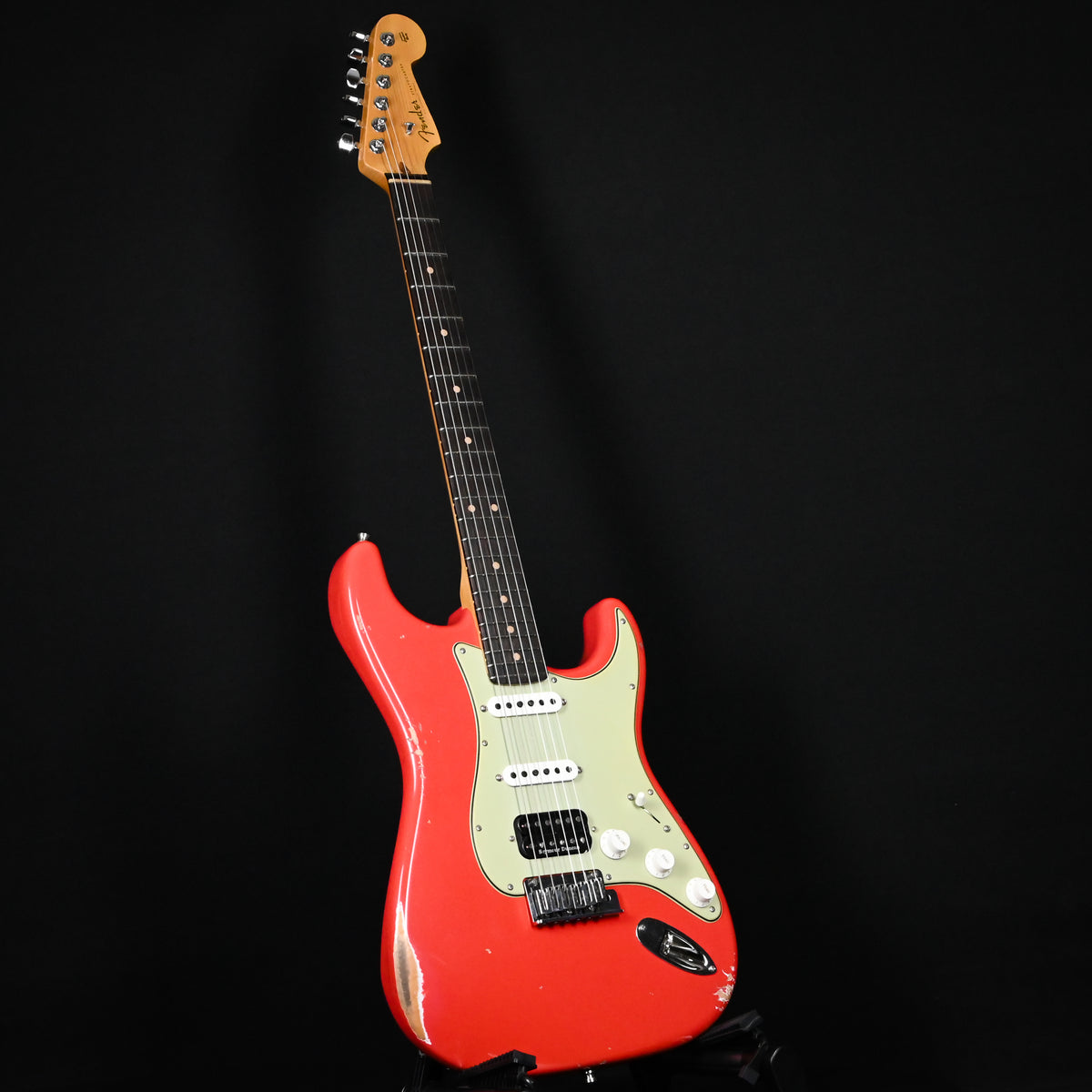 Fender Custom Shop Deluxe Stratocaster w/ Seymour Duncan SH4B Humbucker, Relic/ Closet Classic Hardware- Aged Fiesta Red 2026 (R152045)