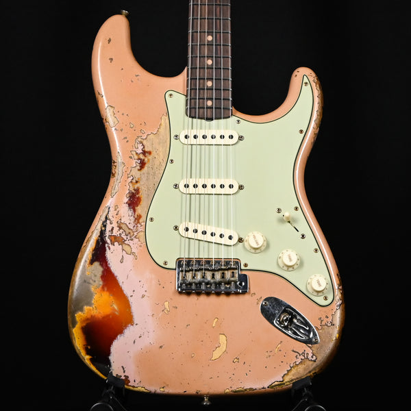 Fender Custom Shop Limited Edition '59 Stratocaster Super Heavy Relic- Aged Dirty Shell Pink/ Chocolate 3-Tone Sunburst 2025 (CZ584206)