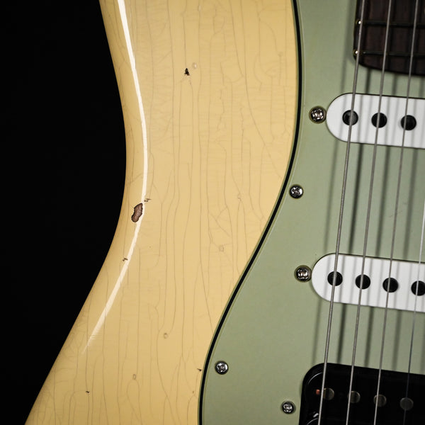Fender Custom Shop Deluxe Stratocaster w/ Seymour Duncan SH4B Humbucker, Relic/ Closet Classic Hardware- Aged Vintage White 2026 (R148062)